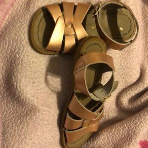 Rose Gold salt water sandals